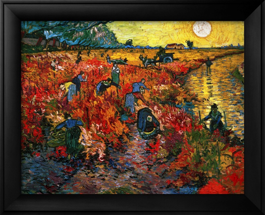 The Red Vineyard at Arles - Van Gogh Painting On Canvas